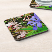 Crested Zwarf Iris Untersetzer (Linke Seite)