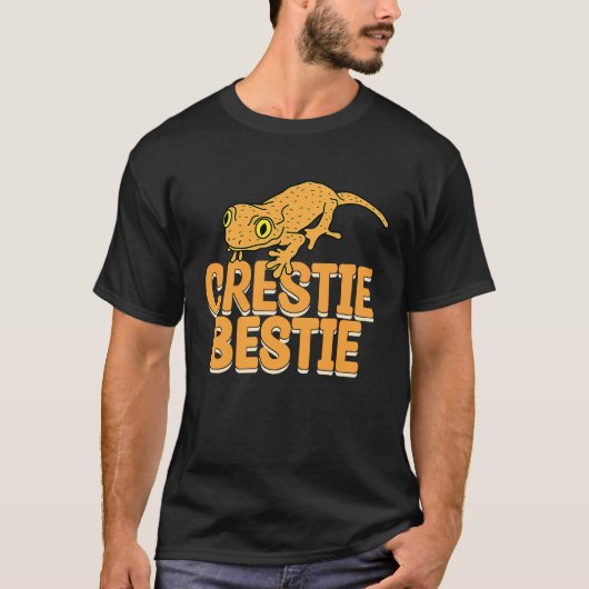 Crestie Bestie Gecko Reptiles  Reptile Owner Graph T-Shirt (Vorderseite)
