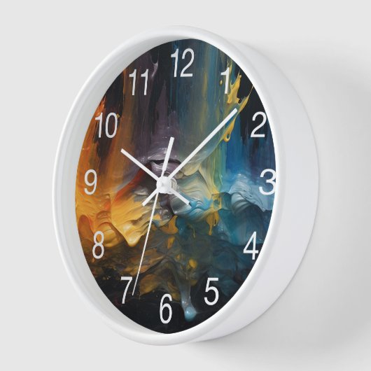 Cresting Wave oil painting Uhr (Winkel)