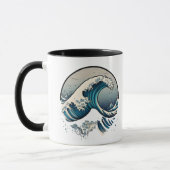 "Cresting Wave" Tasse (Links)