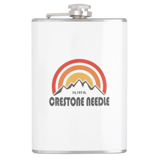 Crestone-Nadel Flachmann (Vorderseite)