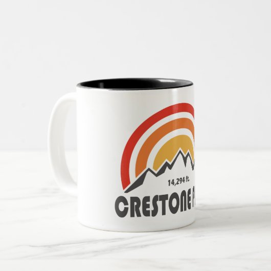 Crestone Peak Zweifarbige Tasse (Vorderseite Links)