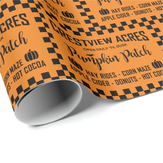 CRESTVIEW ACES PUMPKIN PATCH GESCHENKPAPIER (Rolleneckpunkt)