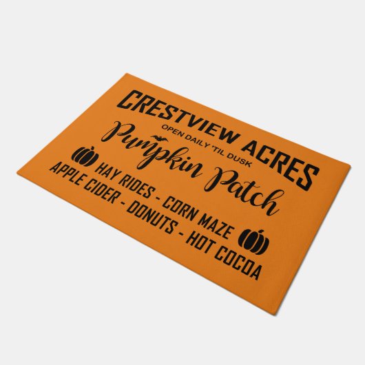 CRESTVIEW ACS PUMPKIN PATCH FUßMATTE (Schrägansicht)