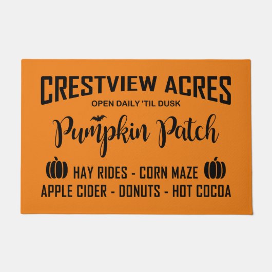 CRESTVIEW ACS PUMPKIN PATCH FUßMATTE (Vorderseite)