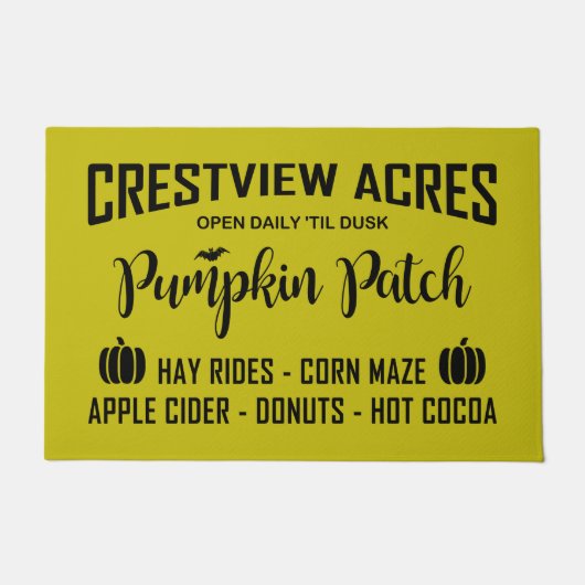 CRESTVIEW ACS PUMPKIN PATCH FUßMATTE (Vorderseite)
