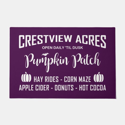 CRESTVIEW ACS PUMPKIN PATCH FUßMATTE (Vorderseite)
