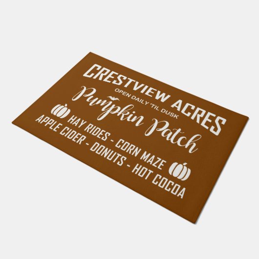 CRESTVIEW ACS PUMPKIN PATCH FUßMATTE (Schrägansicht)