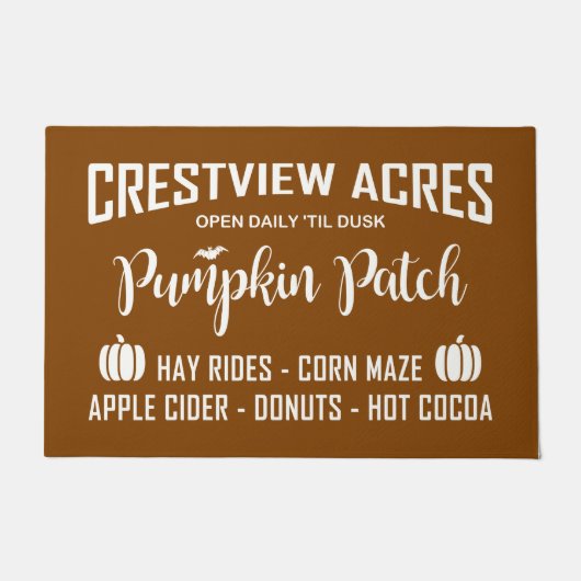 CRESTVIEW ACS PUMPKIN PATCH FUßMATTE (Vorderseite)
