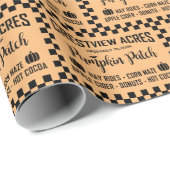 CRESTVIEW ACS PUMPKIN PATCH GESCHENKPAPIER (Rolleneckpunkt)