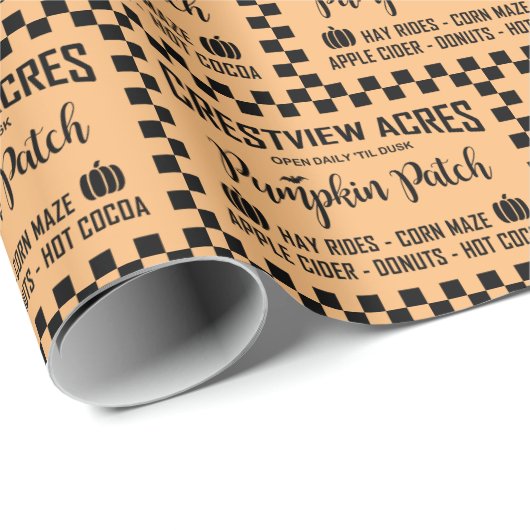 CRESTVIEW ACS PUMPKIN PATCH GESCHENKPAPIER (Rolleneckpunkt)