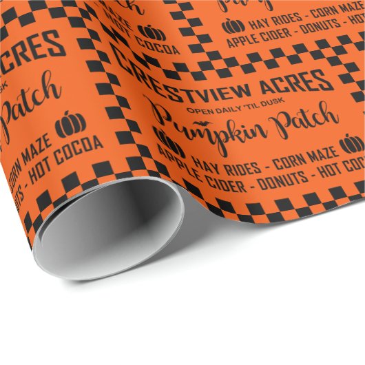 CRESTVIEW ACS PUMPKIN PATCH GESCHENKPAPIER (Rolleneckpunkt)