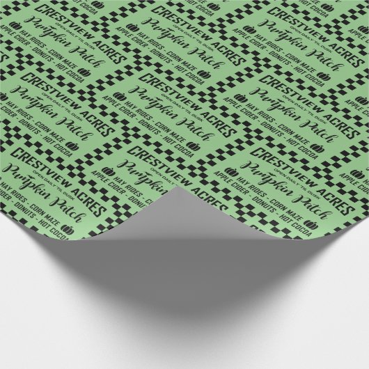 CRESTVIEW ACS PUMPKIN PATCH GESCHENKPAPIER (Ecke)