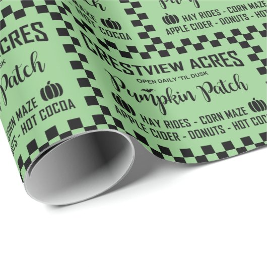 CRESTVIEW ACS PUMPKIN PATCH GESCHENKPAPIER (Rolleneckpunkt)