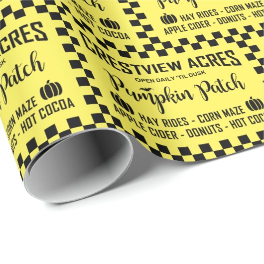 CRESTVIEW ACS PUMPKIN PATCH GESCHENKPAPIER (Rolleneckpunkt)