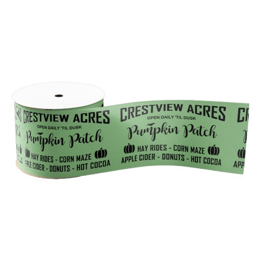 CRESTVIEW ACS PUMPKIN PATCH Ribbon Ripsband (Spule)