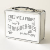 CRESTVIEW FARMS FRESH STRAWBERRIES METALL BROTDOSE (Rückseite)