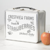 CRESTVIEW FARMS FRESH STRAWBERRIES METALL BROTDOSE (Beispiel)