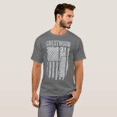 Crestwood Kentucky KY Tourism Semi bleibt am T-Shirt (Vorne ganz)