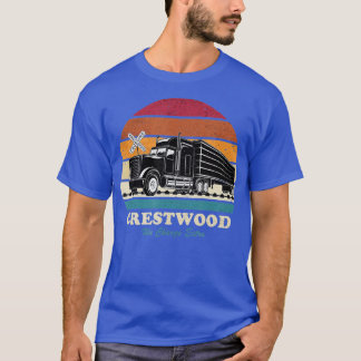 Crestwood Kentucky KY Tourismus Semi bleibt im Eis T-Shirt