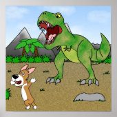 Cretaceus Corgi Poster (Vorne)