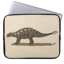 Cretaceus Dinosaurier Ankylosaurus Laptopschutzhülle