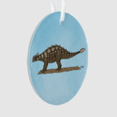 Cretaceus Dinosaurier Ankylosaurus Ornament (Vorderseite)