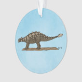 Cretaceus Dinosaurier Ankylosaurus Ornament (Vorderseite)