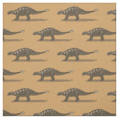 Cretaceus Dinosaurier Ankylosaurus Stoff (Muster)