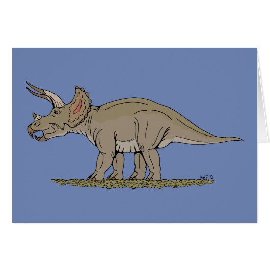 Cretaceus Dinosaurier Triceratops (Vorderseite (Horizontal))