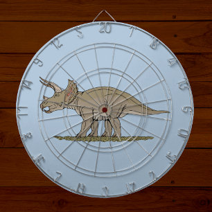 Cretaceus Dinosaurier Triceratops Dartscheibe
