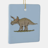 Cretaceus Dinosaurier Triceratops Keramikornament (Rechts)