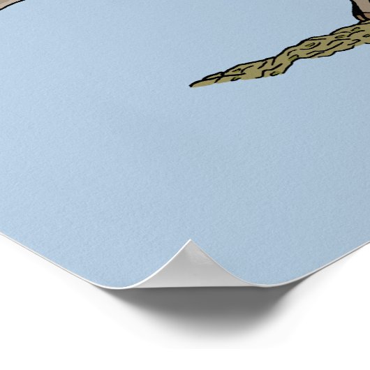 Cretaceus Dinosaurier Triceratops Poster (Ecke)