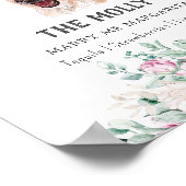 Cretan Hound Hund Signature Drink Zeichen Poster (Ecke)