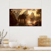 CRETAOUS SUNSET von Kerem Beyit Poster (Küche)