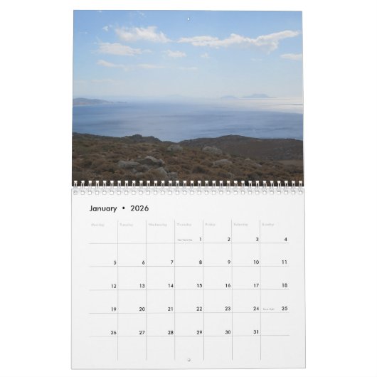 Crete 2026 Calendar Kalender (Jan 2026)