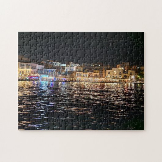 Crete at Night Puzzle (Horizontal)