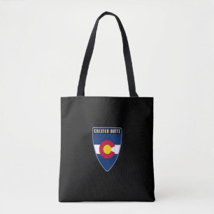 Crete Butte Colorado Schild Tasche