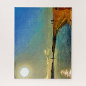 Crete.Evening in den Farben des Sonnenuntergangs Puzzle (Vertikal)