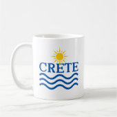 CRETE Greece, Sun Waves Kaffeetasse (Links)