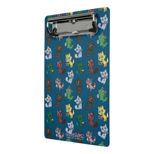 Créu Cats Mini Clipboard Mini Klemmbrett (Gewinkelt2)