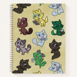 Créu Cats Sketchbook oder Notebook Notizblock