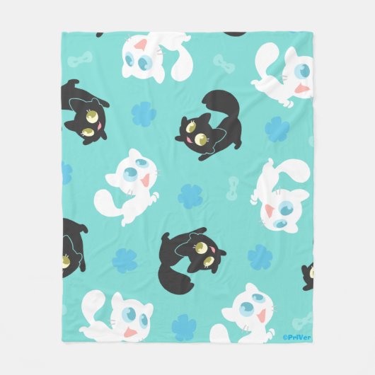 Créu & Petita Cuddle Blanket (Aqua) Fleecedecke (Vorderseite)