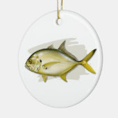 Crevalle Jack Keramik Ornament (Links)