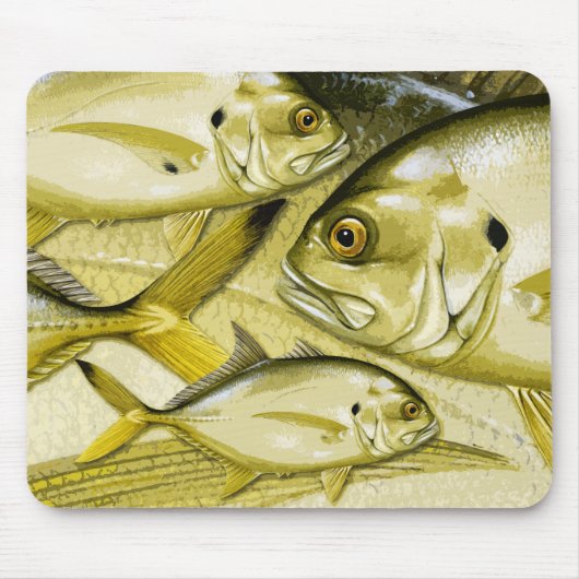 Crevalle Jack Mouse Pad Mousepad (Vorne)