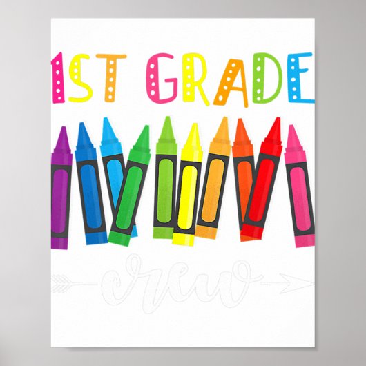 Crew 1. Klasse Lehrer Poster (Vorne)