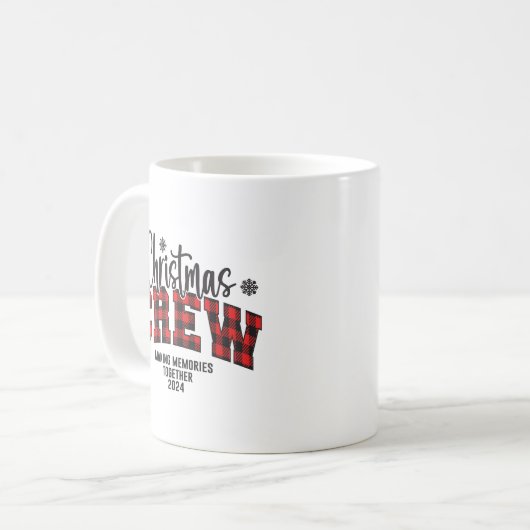 Crew 2024 T - Shirt Kaffeetasse (Vorderseite Links)