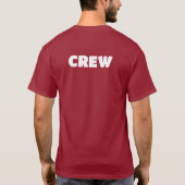 CREW 2-seitig Unisex T - Shirt der Männer (Rückseite)