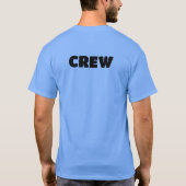 CREW 2-seitig Unisex T - Shirt der Männer (Rückseite)