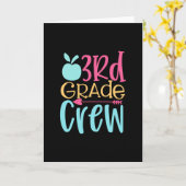 Crew 3. Klasse Karte (Gelbe Blume)